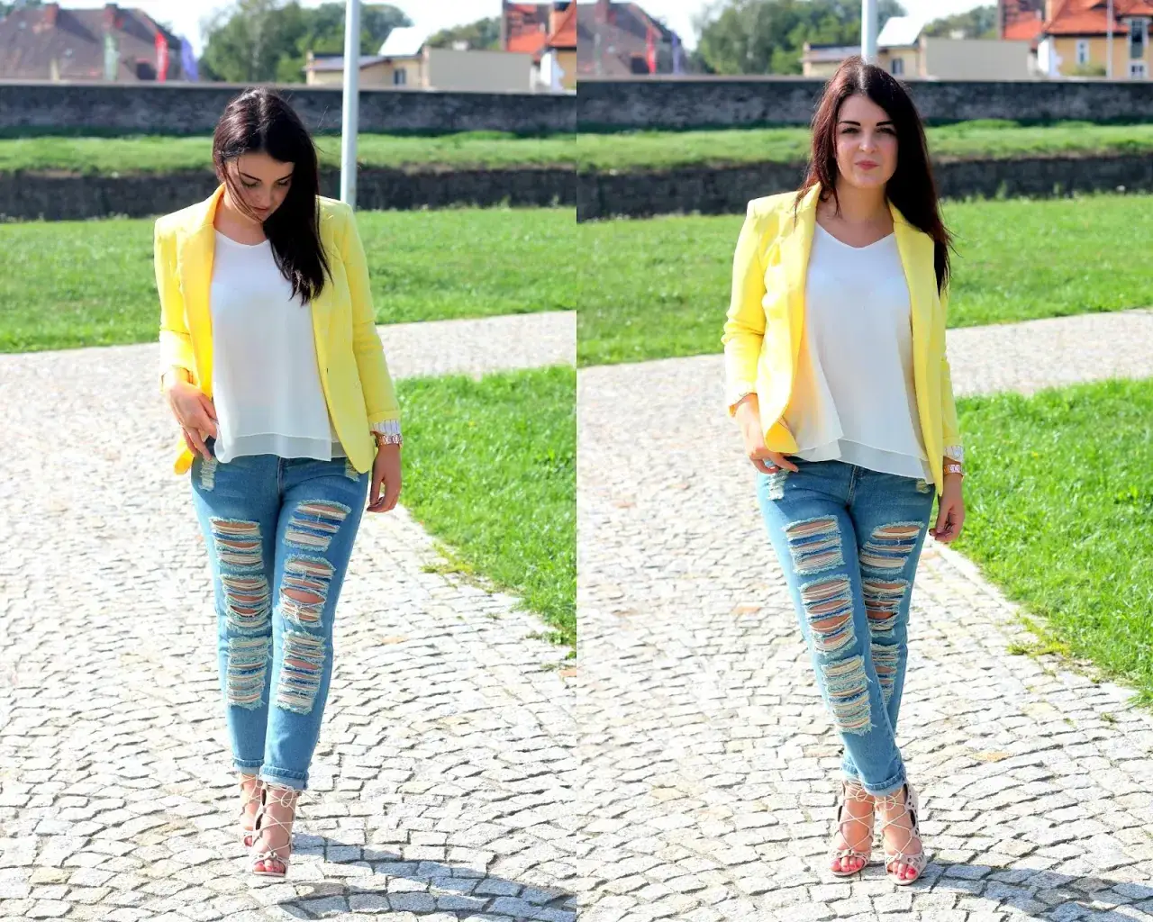 Stylizacje z żółtą marynarką, które ożywią każdą kreację