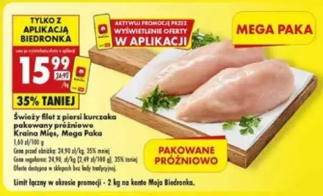 Ile kosztuje pierś z kurczaka w Biedronce? Sprawdź aktualną cenę!