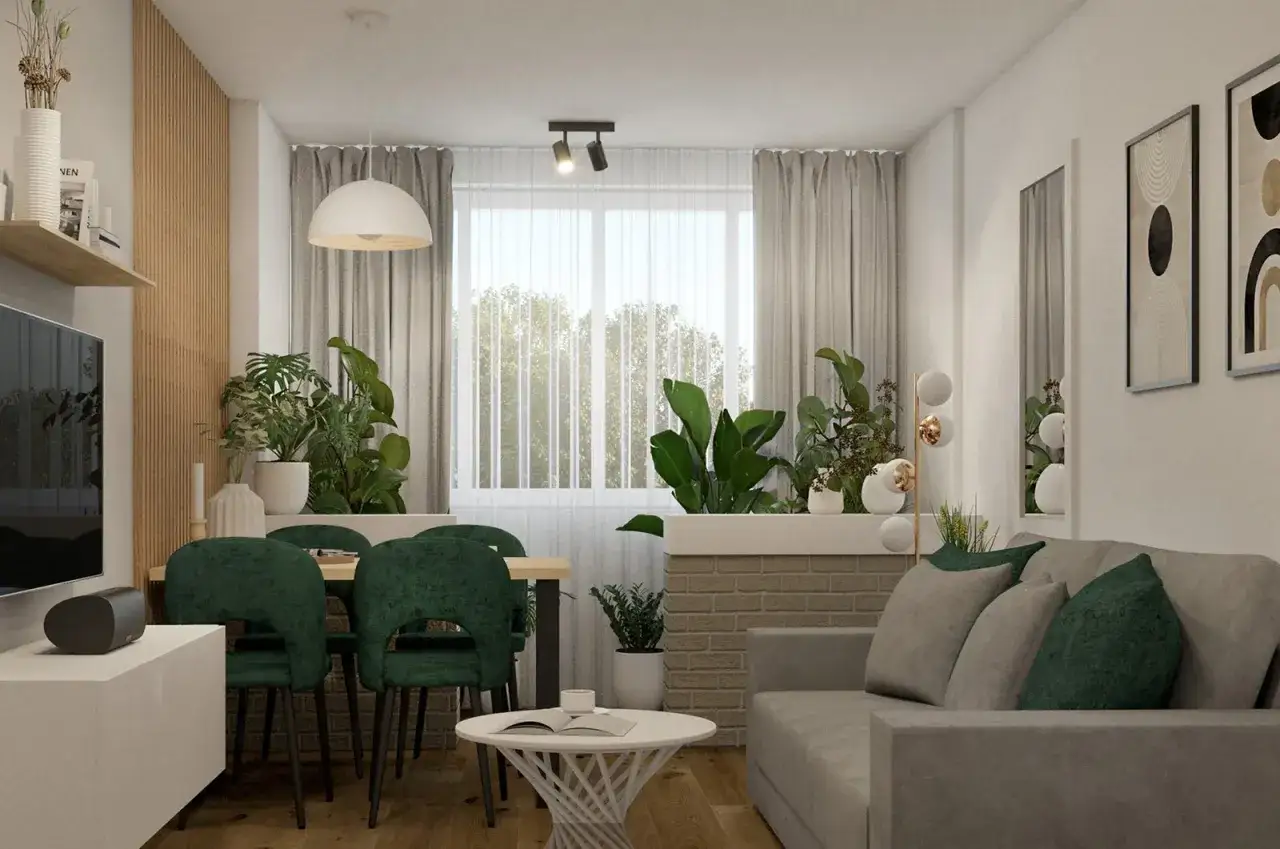 Jak urządzić mały salon ze stołem, aby nie stracić przestrzeni?