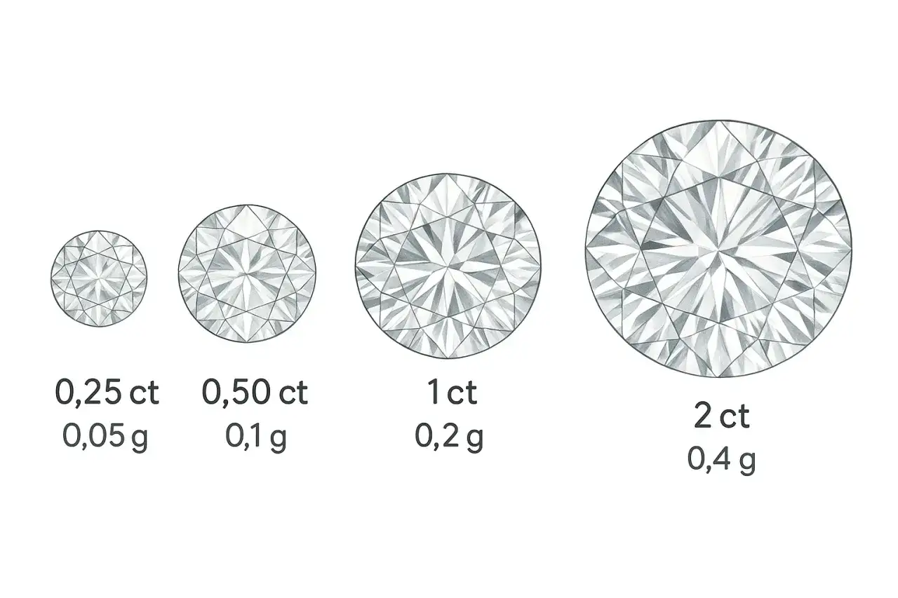 1 karat diamentu to 0.2g. Ale czy wiesz, ile jest naprawdę wart?