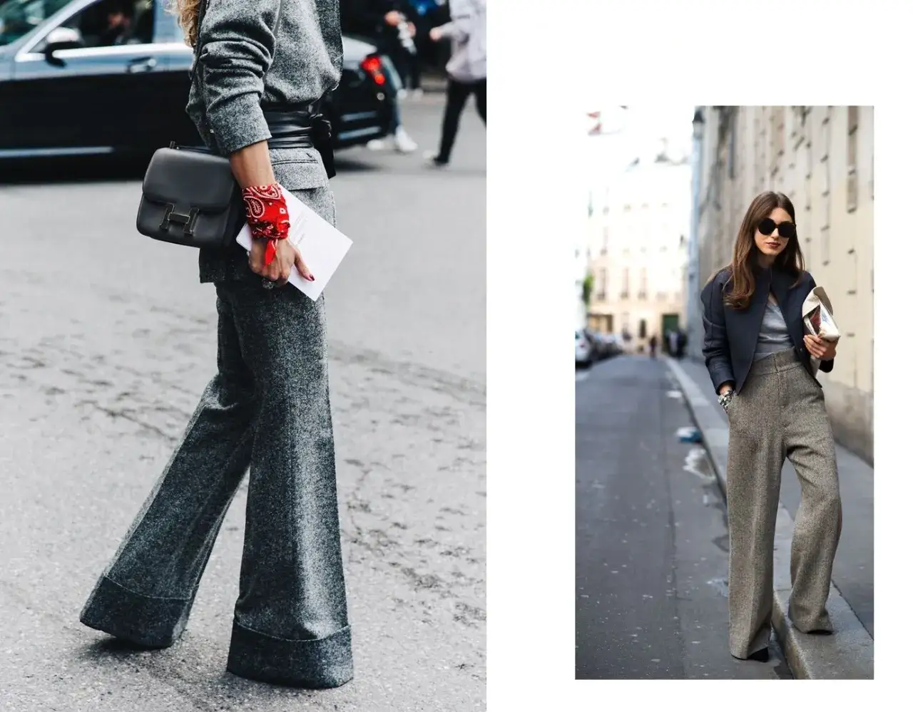 Jak nosić szerokie spodnie? Modne stylizacje na każdą okazję i typ sylwetki
