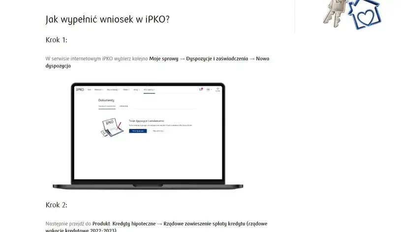 Wakacje kredytowe w PKO BP krok po kroku. Uniknij problemów ze spłatą kredytu!