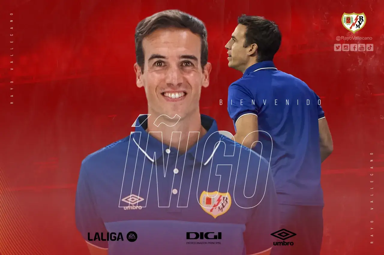 Íñigo Pérez, el nuevo entrenador del Rayo Vallecano y su historia