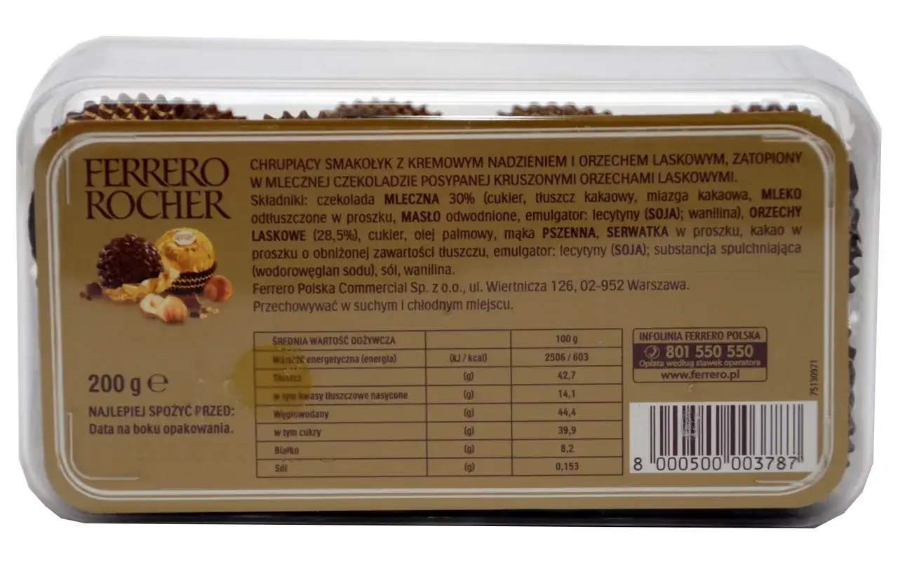 Ferrero Rocher: Ile kalorii kryje ta słodka pokusa? Poznaj fakty