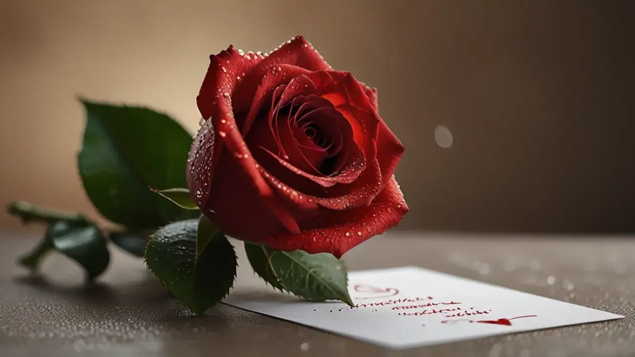 Jaki przekaz niesie romantyczny gest, czyli jedna czerwona róża?