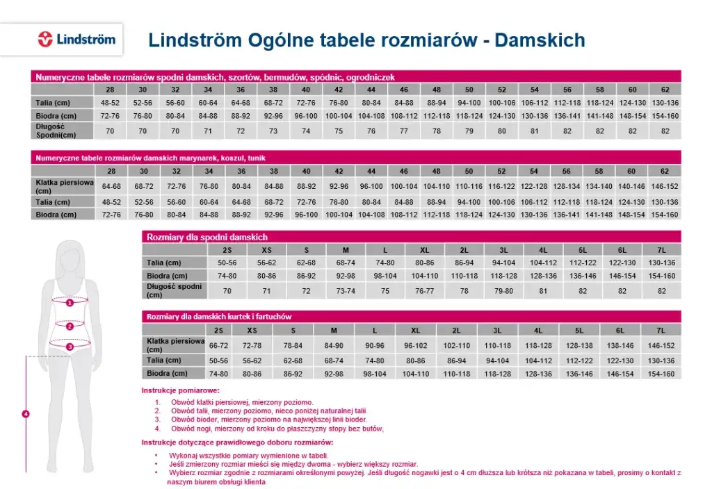 Jakim rozmiarem jest damskie S? Poznaj tabele rozmiarów i właściwe pomiary.