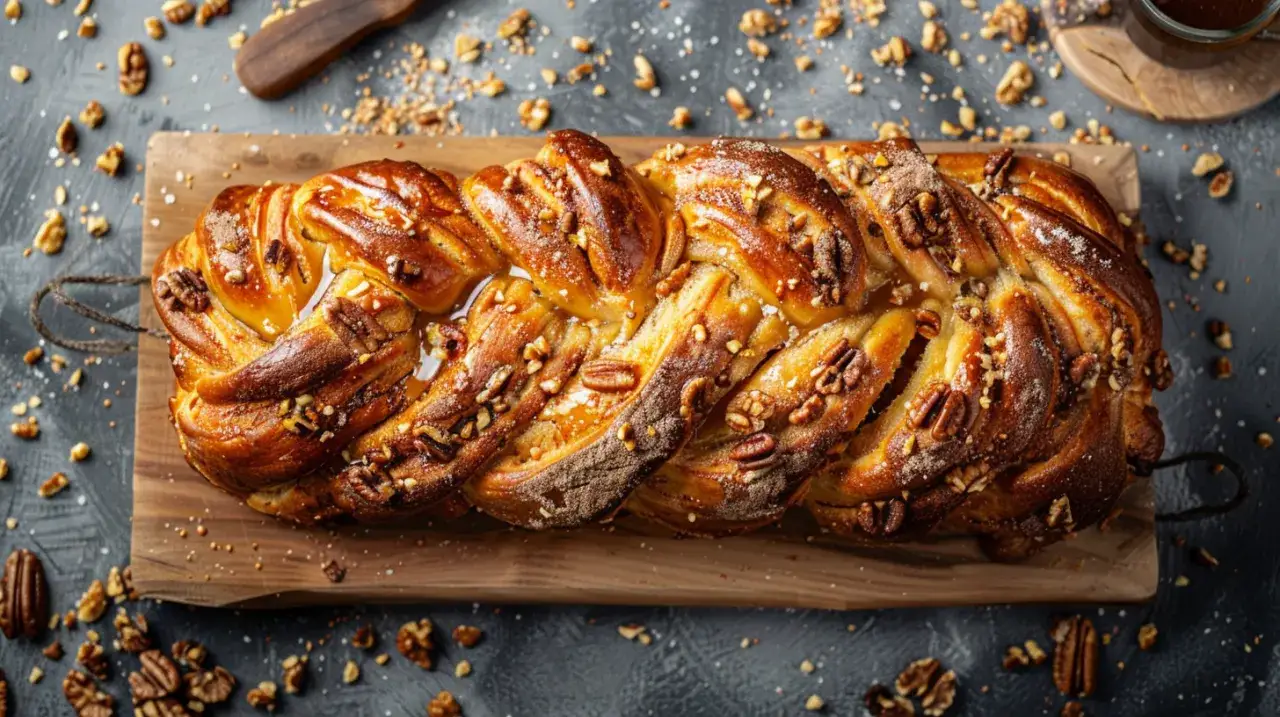 Babka złota - Pyszny przepis z orzechami włoskimi i złocistym lukrem