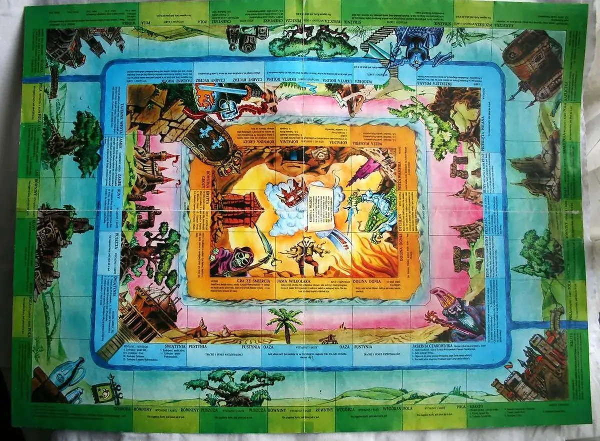 Odkryj tajemnice starej wersji gry planszowej magia i miecz