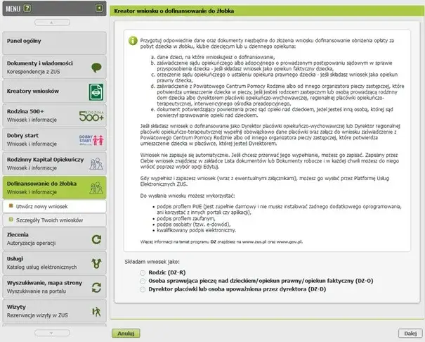 Czy wniosek o dofinansowanie do żłobka trzeba składać co miesiąc?