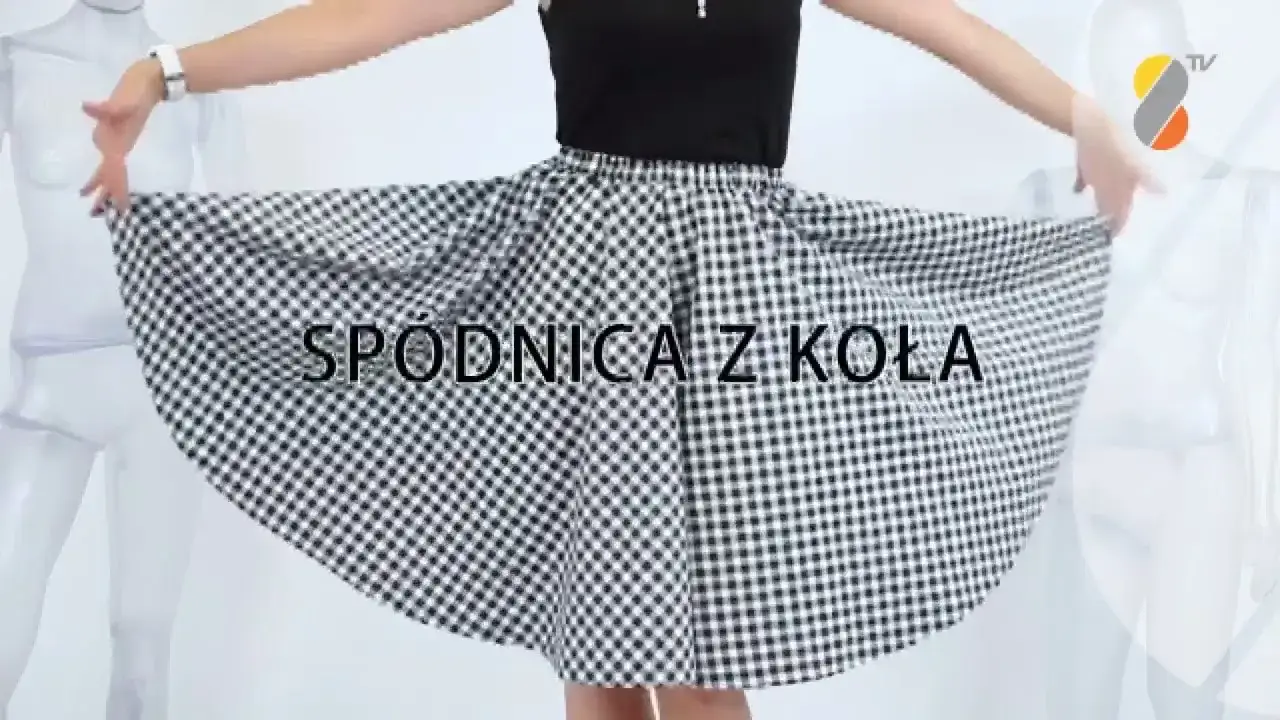 Jak łatwo uszyć spódnicę z koła dla dziewczynki krok po kroku