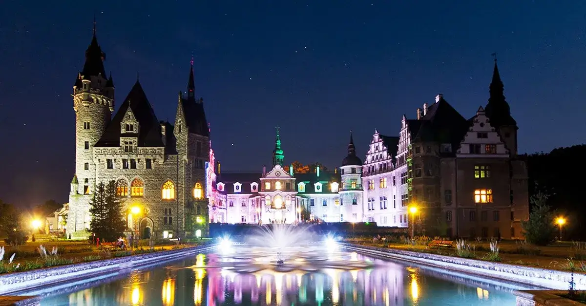 Zamek w Mosznej i jego magiczne atrakcje w stylu Harry'ego Pottera