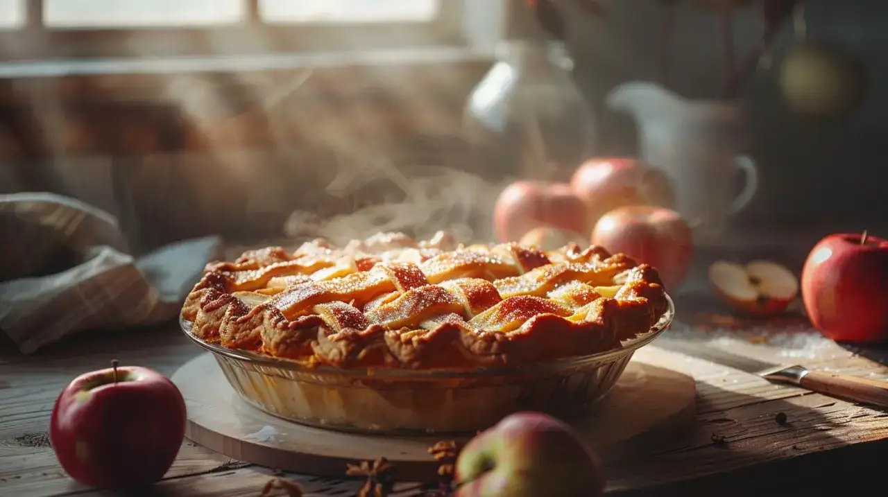 Ciasto na dzień chłopaka - Przepis na pyszne kruche ciasto z jabłkami