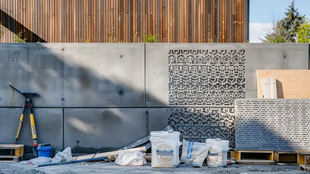 Płot z betonu architektonicznego: Jak zrobić trwałe ogrodzenie z betonu?