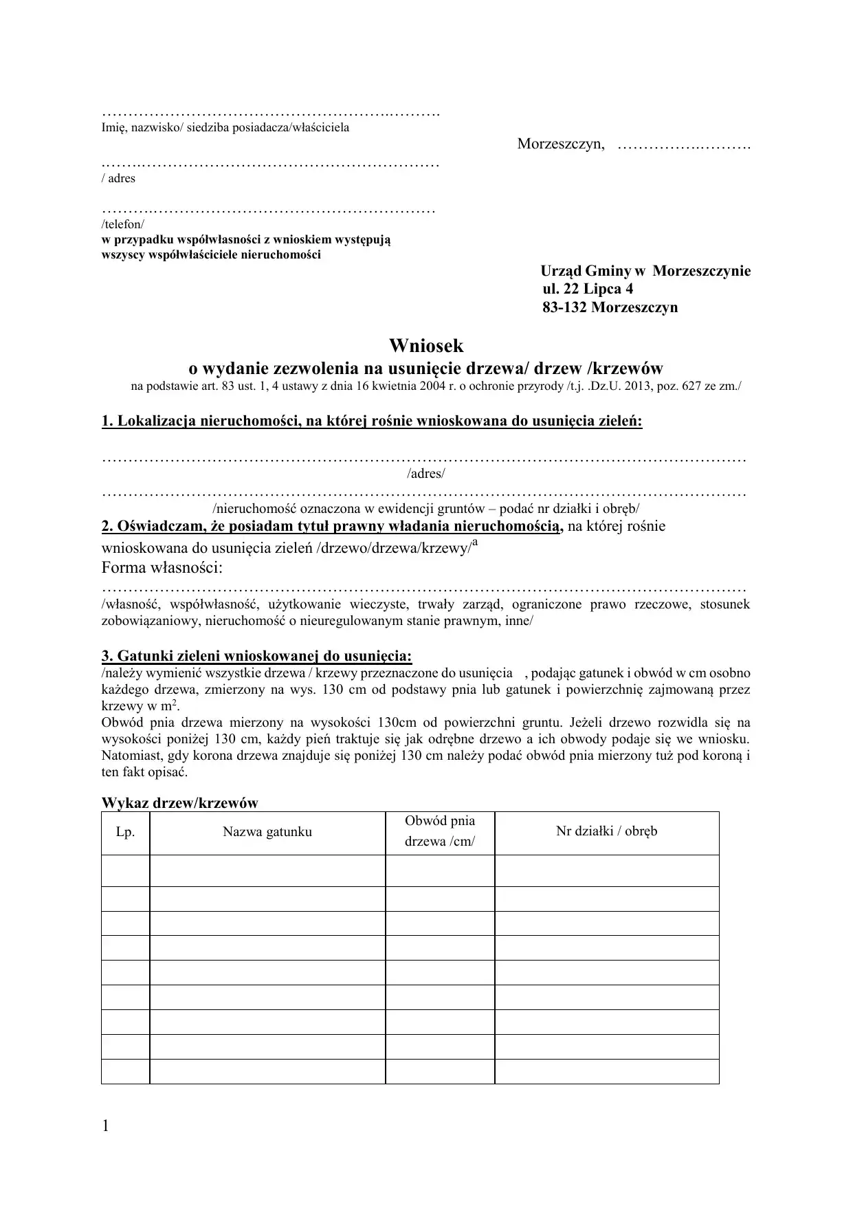 Jak skutecznie uzasadnić wniosek o wycinkę drzew bez konsekwencji prawnych