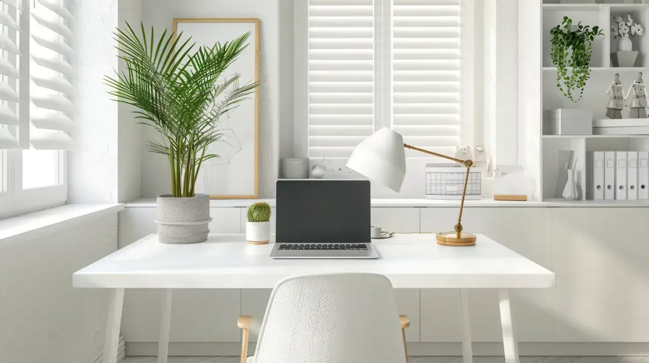 Czy białe biurko z nadstawką to dobry wybór do pracy w domowym biurze?