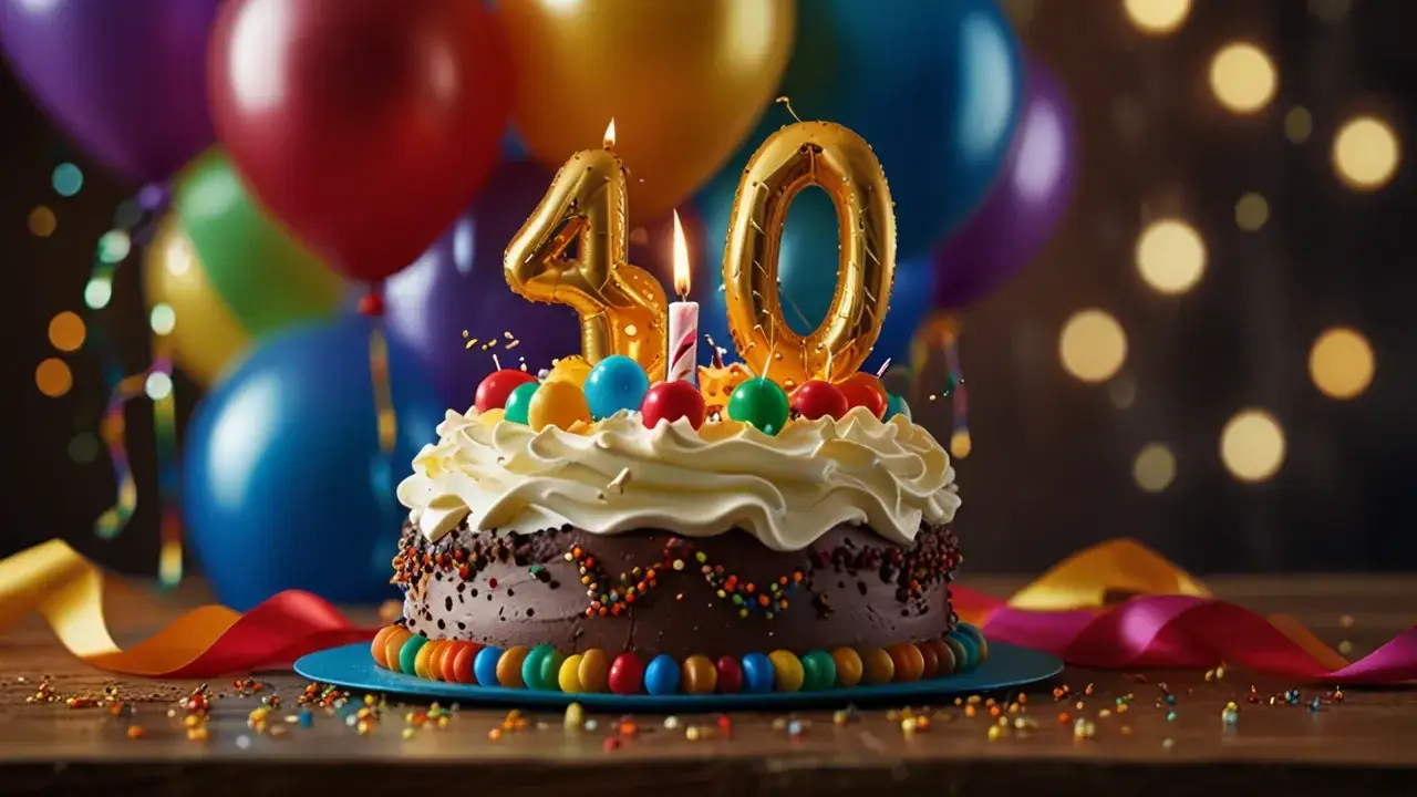 Kartki na 40 urodziny: Jak świętować 4 dekady życia?