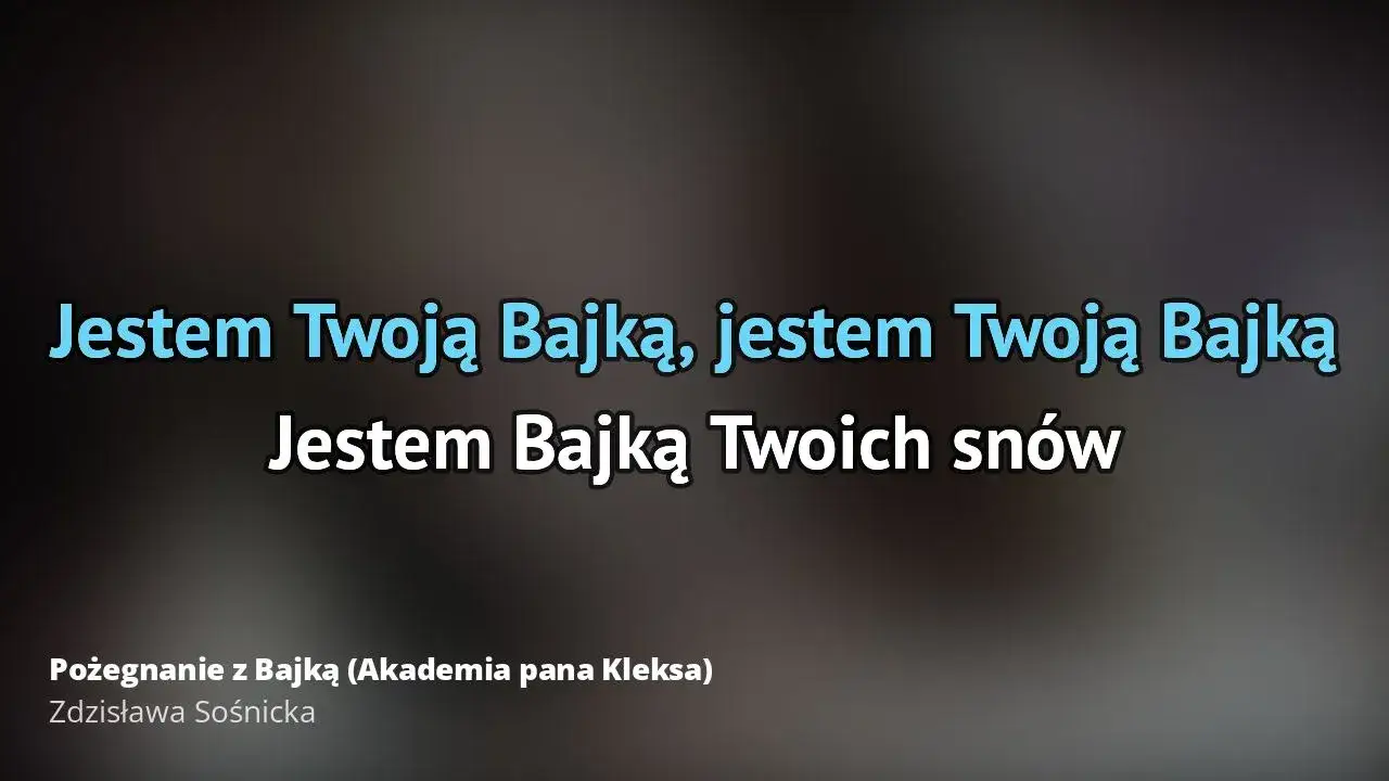 Kto śpiewa jestem twoją bajką? Poznaj wykonawcę i historię utworu