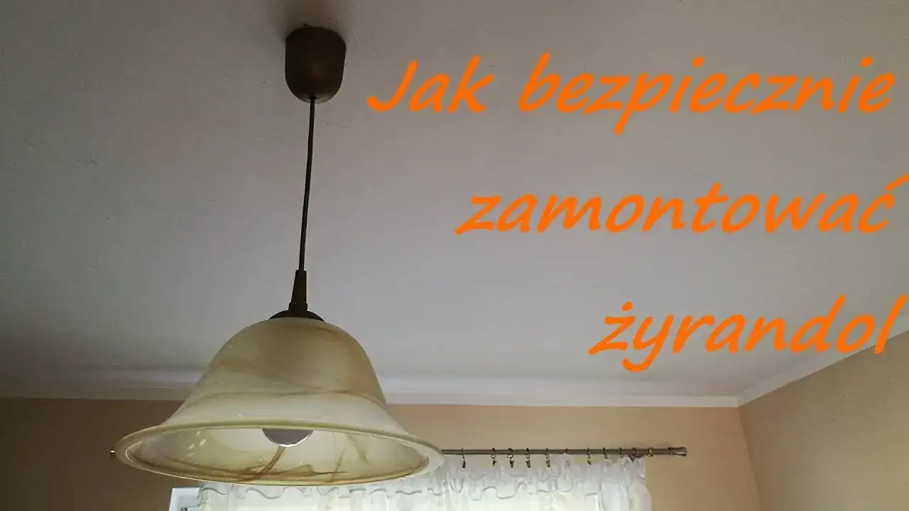 Jak zamontować żyrandol bez wiercenia – proste metody bez uszkodzeń sufitu