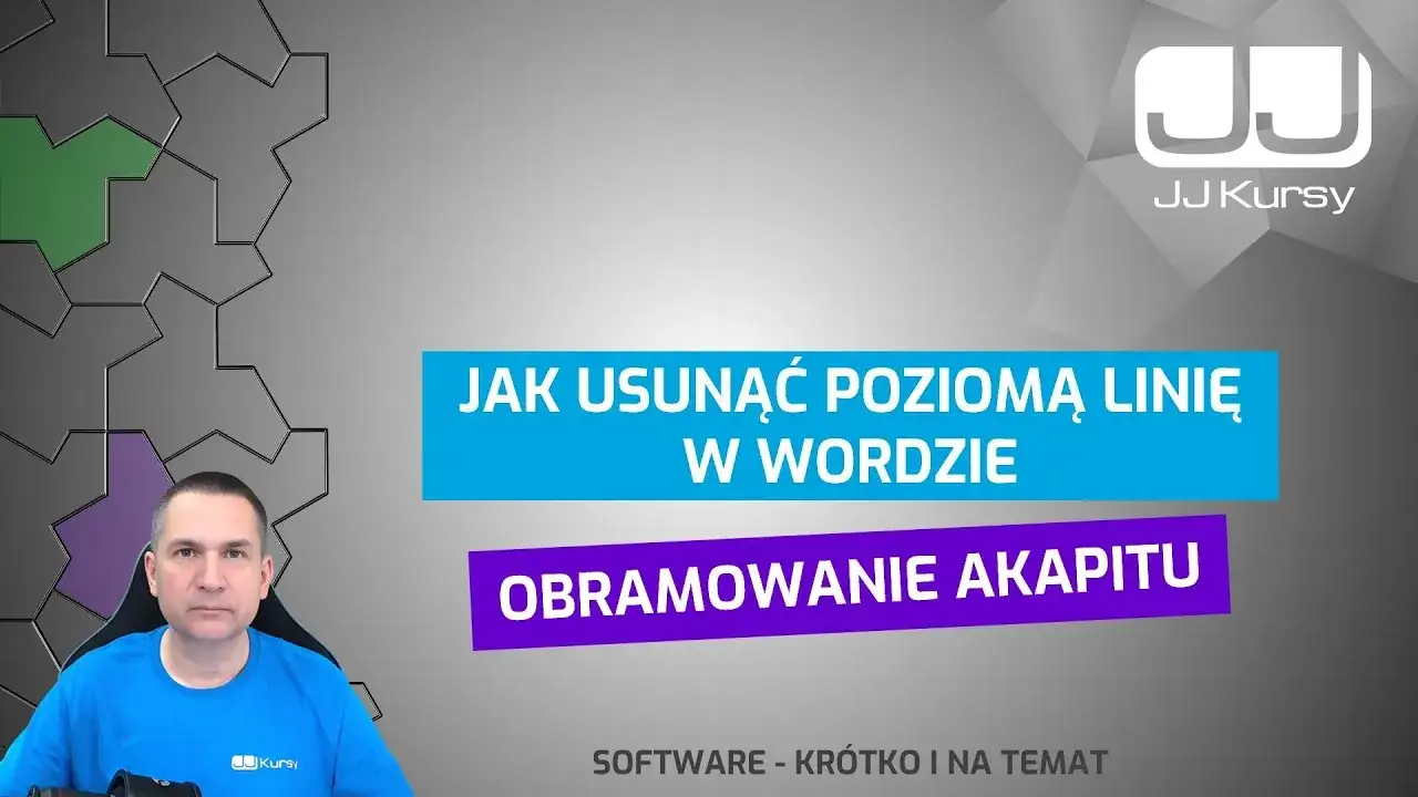 Jak usunąć kreskę w Wordzie i pozbyć się irytujących linii