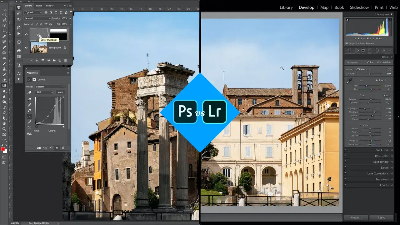 Lightroom czy Photoshop – który program lepiej wspiera Twoją kreatywność?