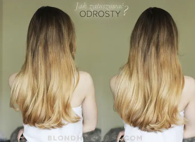 Jak farbować odrosty na blond, by uniknąć nieestetycznych plam