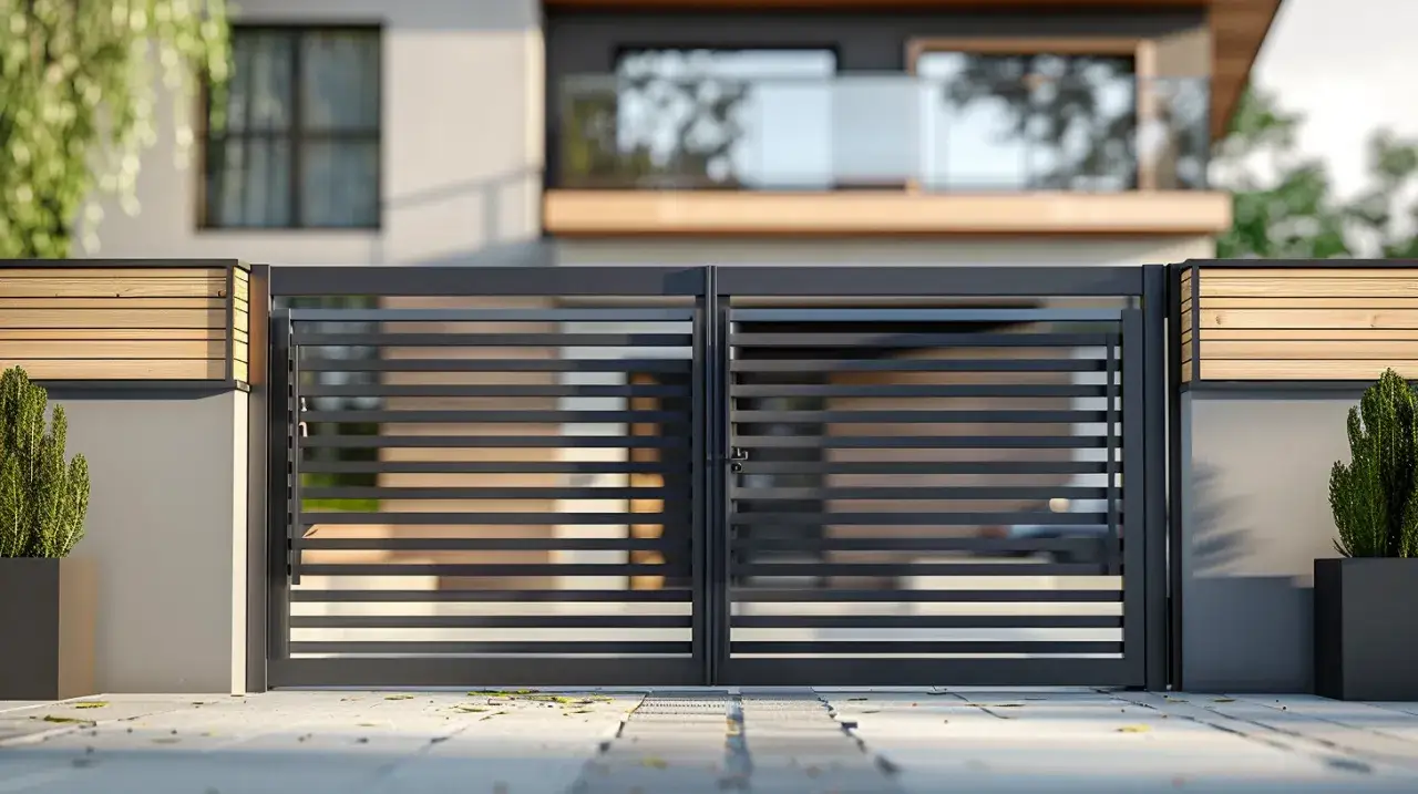 Wzory bram wjazdowych: Jakie dwuskrzydłowe bramy są najmodniejsze?