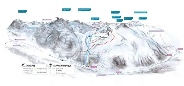 Mapa tras Arolla
