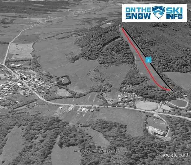 Mapa tras Makovica - Nižná Polianka