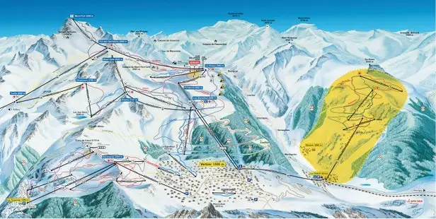 Mapa tras Brunni - Alpthal