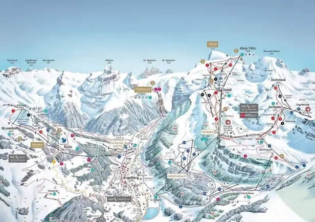 Mapa tras Engelberg