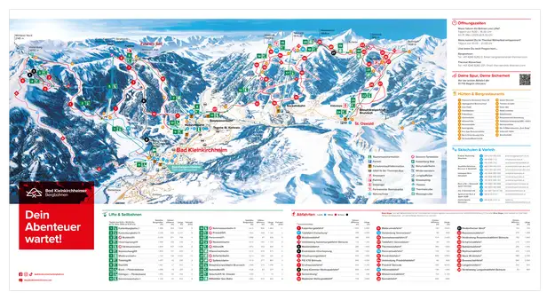 Mapa tras Bad Kleinkirchheim
