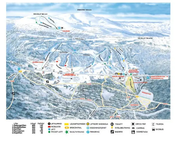Mapa tras Edsåsdalen