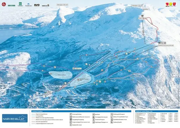 Mapa tras Narvik