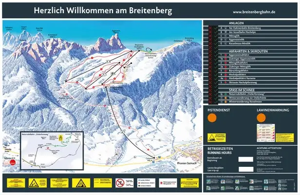Mapa tras Breitenberg