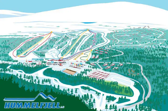 Mapa tras Hummelfjell