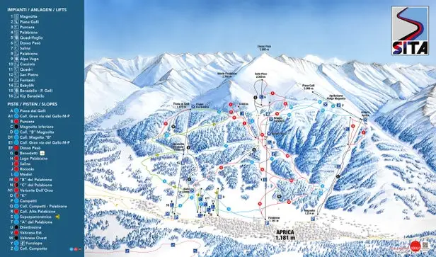 Mapa tras Aprica