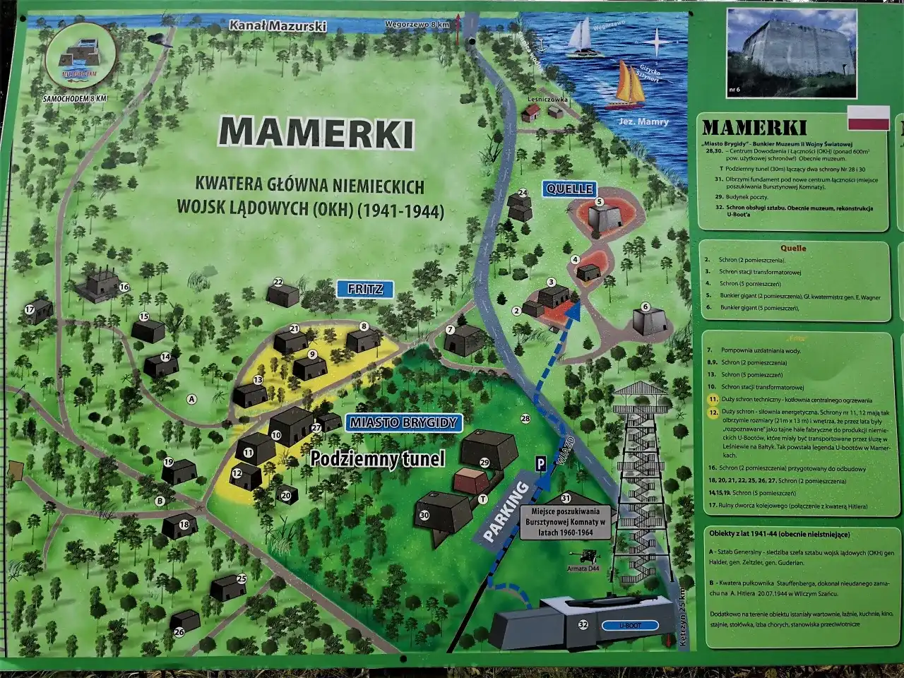 Mamerki: przewodnik po bunkrach, historia i atrakcje | Zaplanuj wizytę