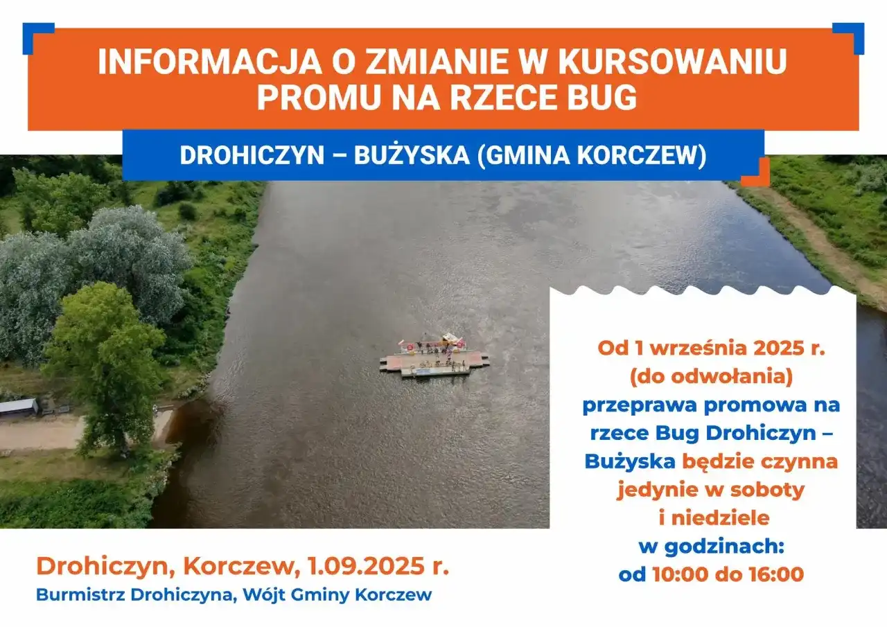 Prom Drohiczyn-Bużyska: godziny, ceny, jak działa?