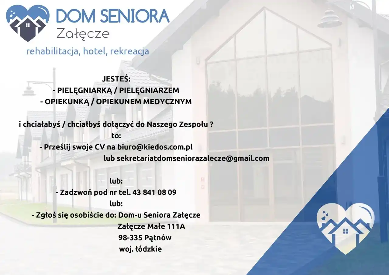 Dom Seniora Załęcze: Czy to idealne miejsce dla Twoich bliskich?