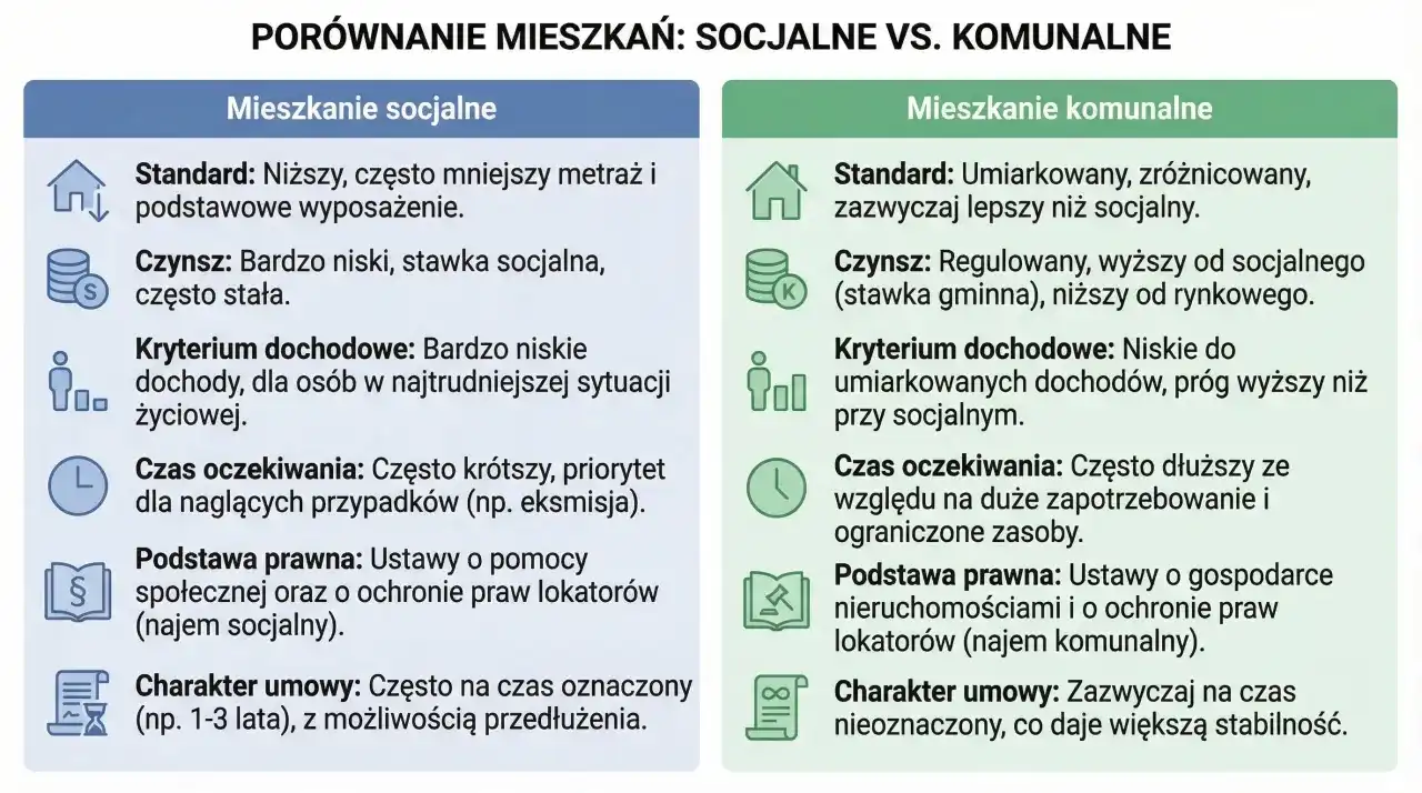Mieszkanie komunalne - Warunki, zasady, wykup. Czy dla Ciebie?