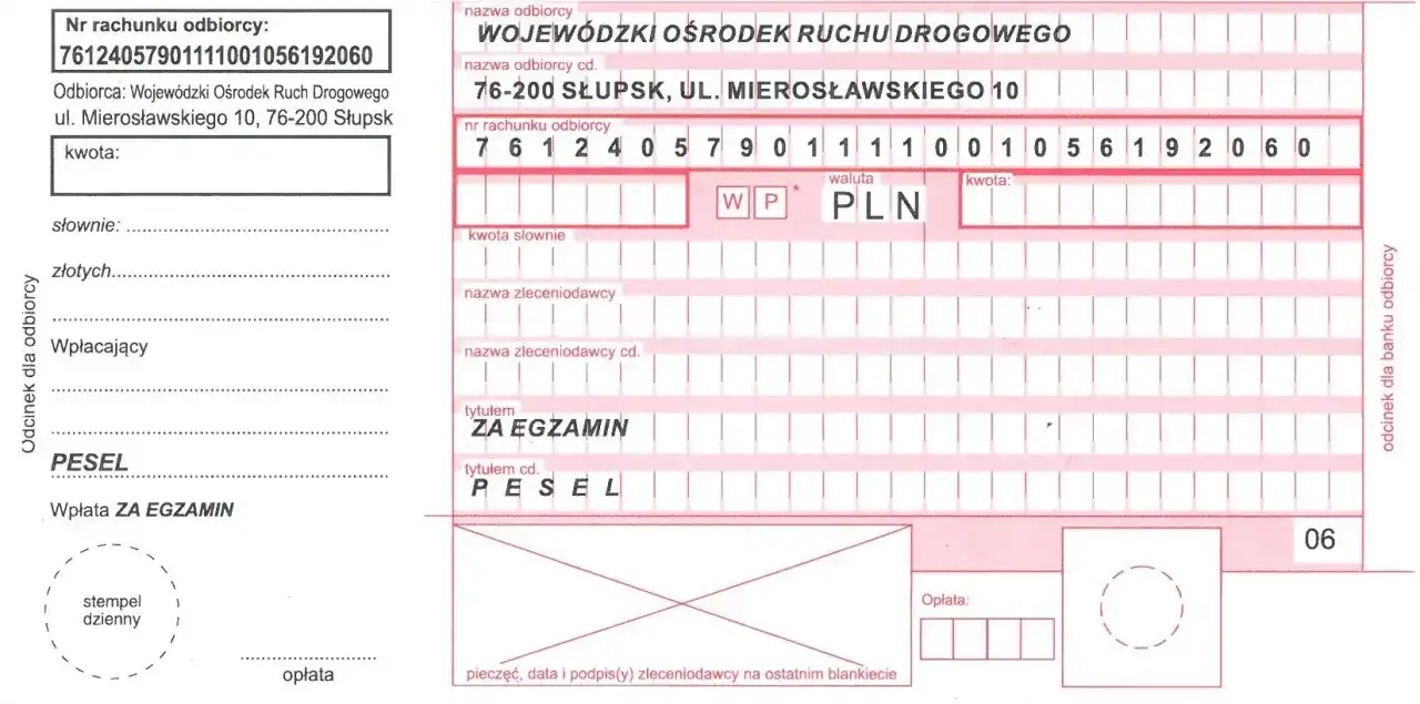 Ile kosztuje egzamin praktyczny w WORD 2026 - Cennik i opłaty