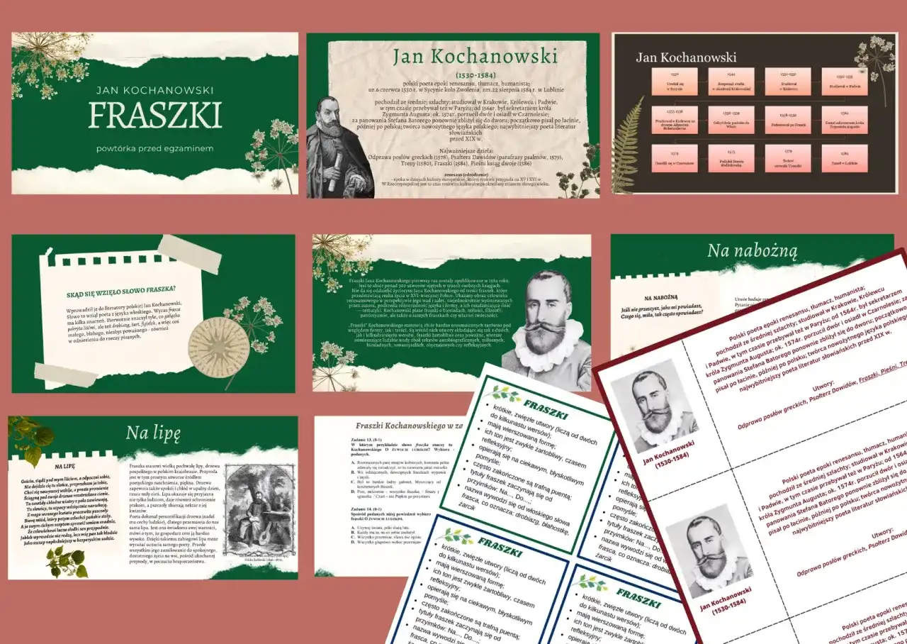 Kochanowski: Fraszka "O żywocie ludzkim". Czy jesteśmy marionetkami?