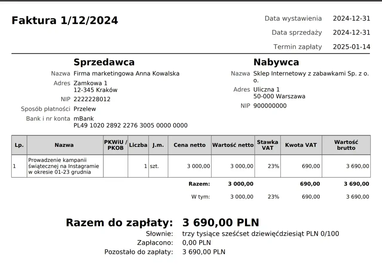 Jak wystawić fakturę za usługę z materiałem i uniknąć błędów