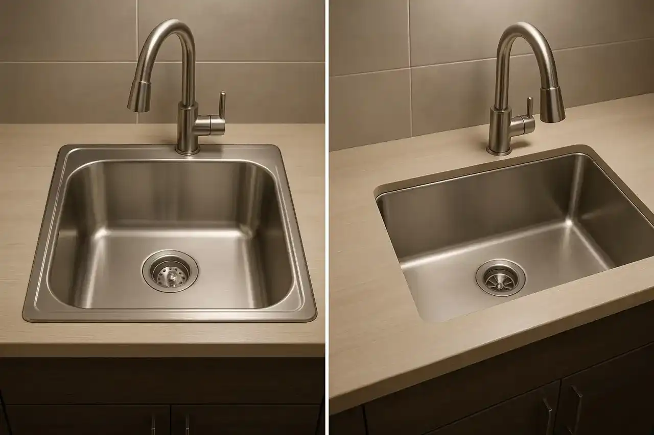 Montaż zlewu nakładanego - Poradnik krok po kroku