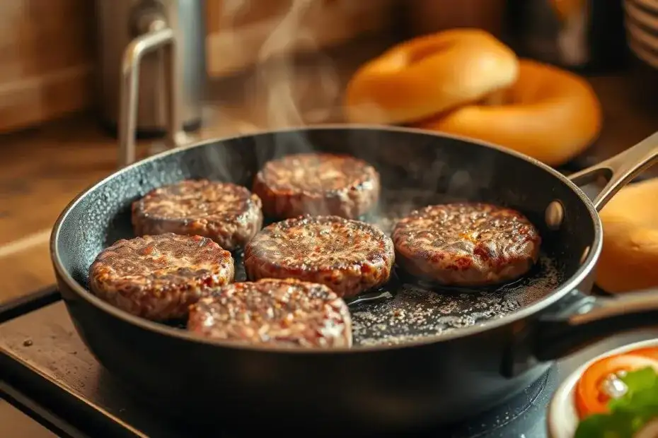 Jak smażyć burgery wołowe na patelni: 5 kroków do soczystego mięsa