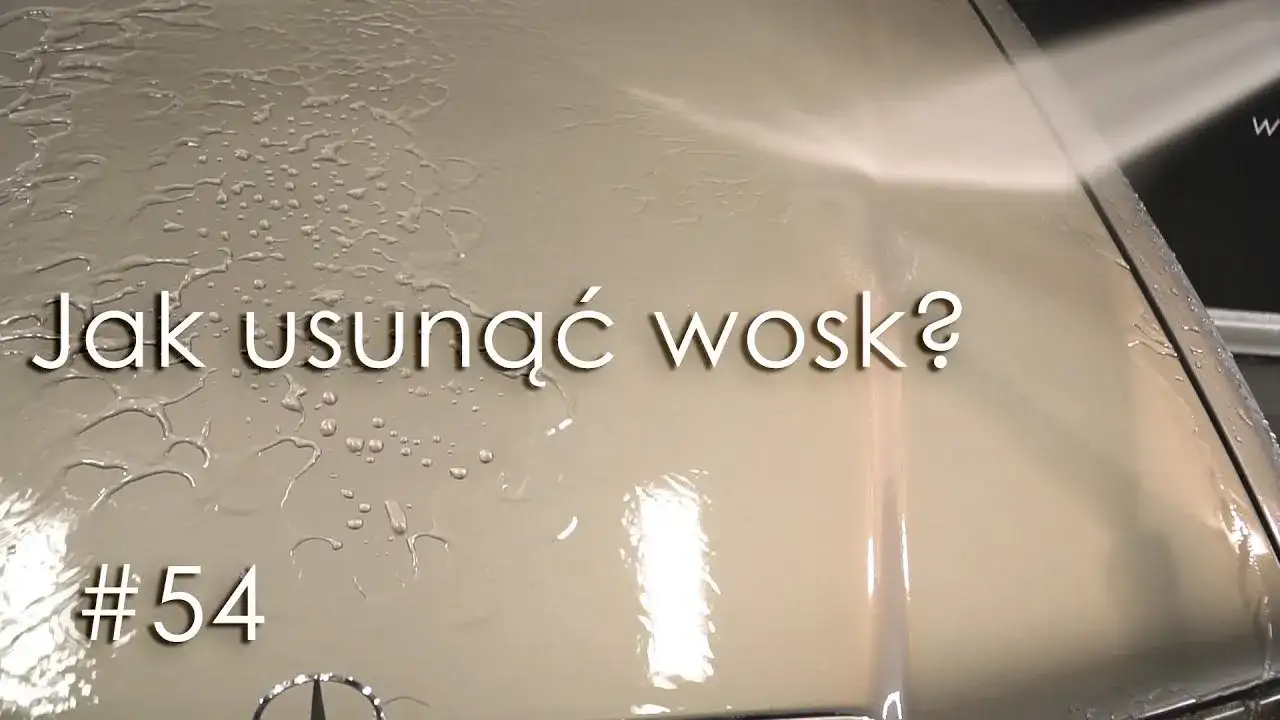 Jak usunąć wosk z samochodu? Poradnik Mikołaja Marciniaka