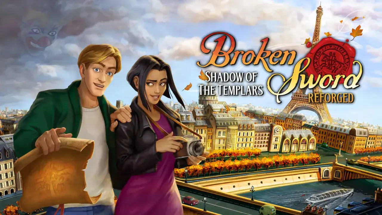 George i Nico w Paryżu, z tajemniczą mapą i aparatem, zapraszają do przygody w Broken Sword: Shadow of the Templars - Reforged.