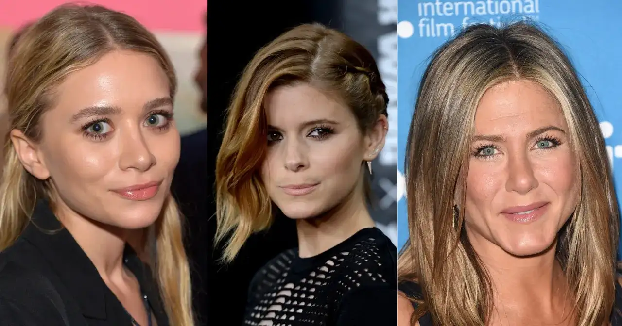 Trzy kobiety z różnymi odcieniami włosów, od jasnego blondu po ciemny blond. Jaki kolor pasuje do ciemnego blondu? Zobacz inspiracje.