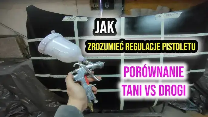 Jak ustawić pistolet do malowania akrylem, aby uniknąć problemów z malowaniem