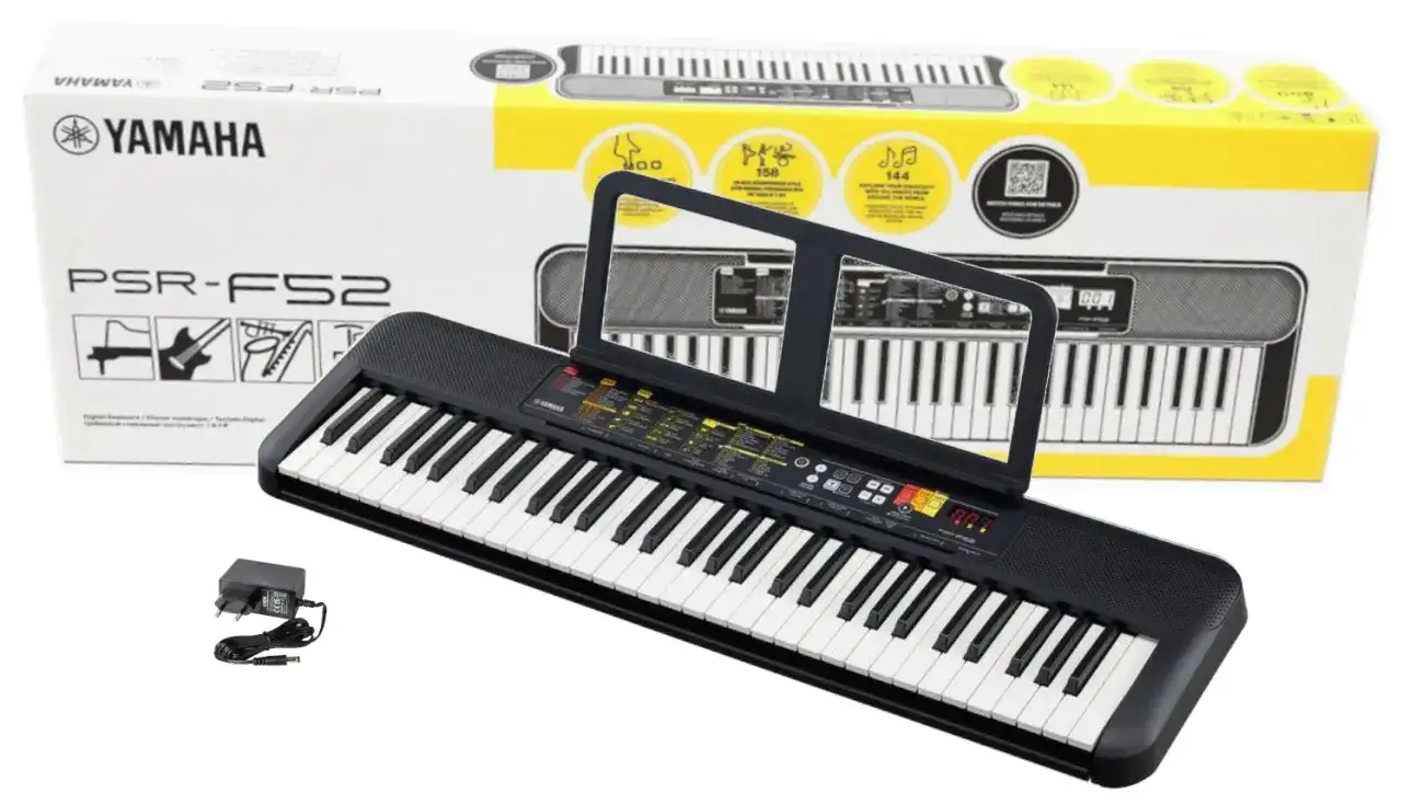 Yamaha keyboard dla dzieci PSR-FS2, idealny do nauki gry. Zasilacz w zestawie.
